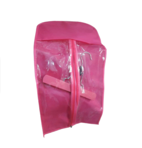 Wig Dust Proof Storage Bag With 1 Hanger - Pink