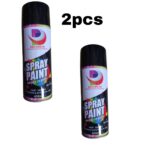 Deramech Spray paint (Matt Black) x2pcs