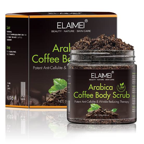 images - 2021-05-14T130013.033 Elaimeu Arabica coffee body scrub 250g - Image 1