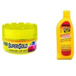 Abro super gold carnuba + beautiful and protect car wax (2in1)