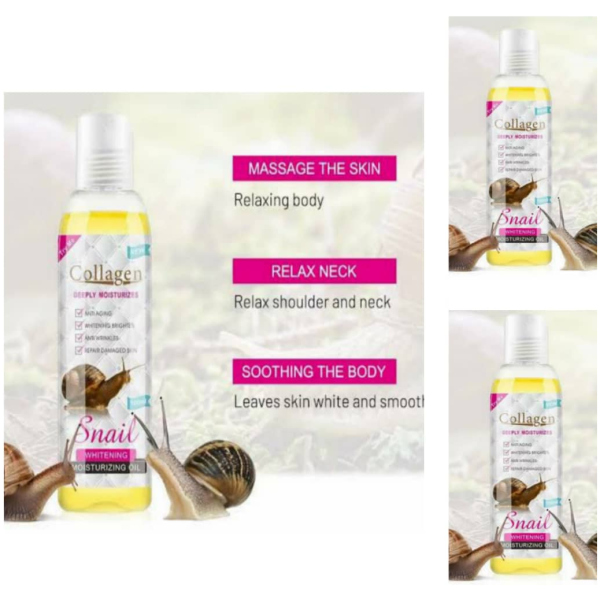 Collagen Deep Cleansing Snail White Serum - 3 Pieces - Image 2