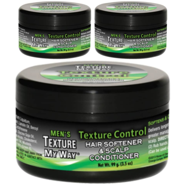 Men's texture control hair softener 3pcs - Image 2