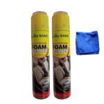 De Gee Mann Multi-Purpose Foam And Tire Cleaner 650ml x2 + Free Tower