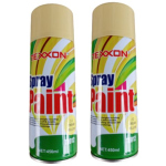 TEXXON Spray Paint(cream yellow)400ml 2pc