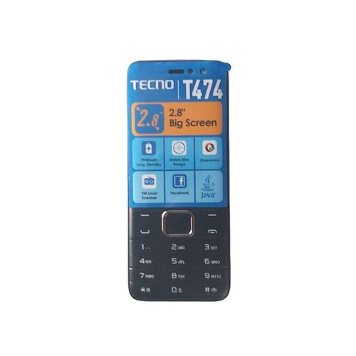 1 - 2021-09-02T112655.792 Tecno T474 - 2.8 Inch, Radio, Opera Mini, Battery 1900mAH- Black - Image 1