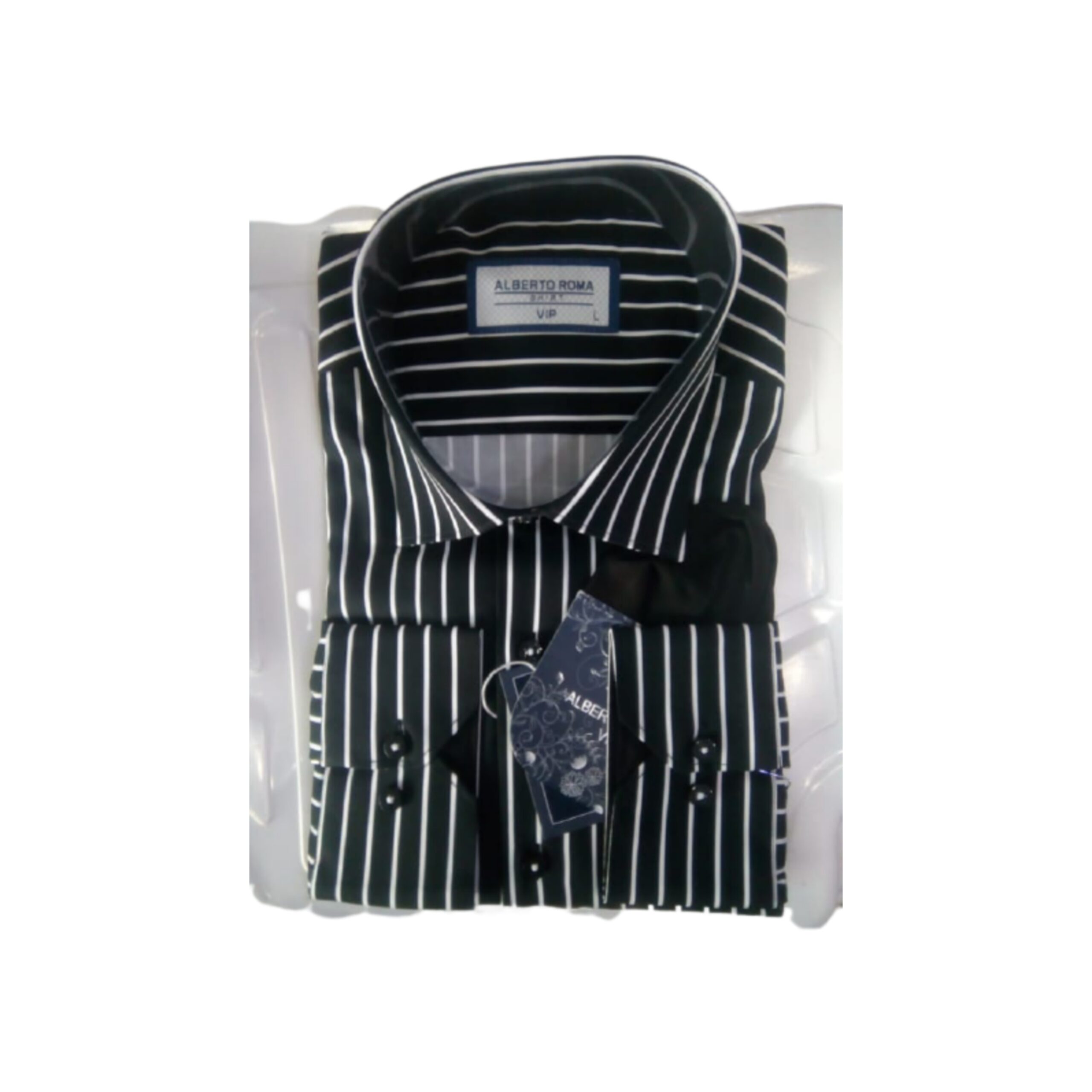 Quality Men's Shirt Long Sleeves -Black 