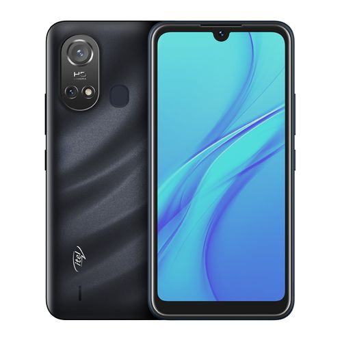 es itel A58 LITE 6.3" FullScreen, 2GB RAM + 32GB ROM, 4000mAh Battery, Android 11, Dual Camera, Fingerprint & Face Unlock -Black - Image 1