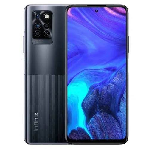 saa Infinix Note 10 Pro (2022) - 6.95" FHD+ (8GB RAM, 128GB ROM) Android 11 (64/8/2/2)MP + 16MP Selfie - 4G LTE - 5000mAh - Black - Image 1