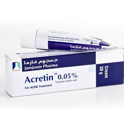 Jamjoom Pharma Acretin 0.5 Acne Treatment Tube 30g – Main Market Online