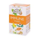 Ahmad Tea Immune Herbal Tea With Lemon, Ginger & Turmeric + Vitamin C - 20 Foil Teabags - Image 3
