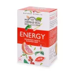 Ahmad Tea Energy With Grapefruit, Mate & Guarana Seed - 20 Foil Teabags