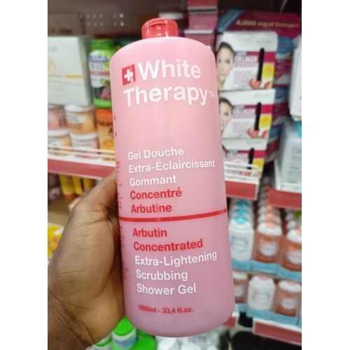 1 - 2025-04-03T124601.530 White Therapy Therapy Arbutin Extra Lightening Scrubbing Shower Gel 1000ml - Image 1
