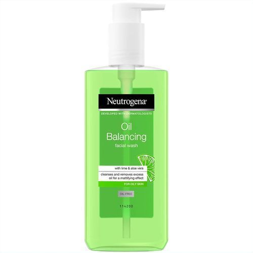 1 - 2025-10-13T130829.013 Neutrogena Oil Balancing Facial Wash W/ Lime & Aloe Vera, 200ml - Image 1