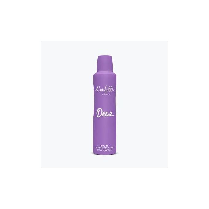 1 (58) Confetti Female Long Lasting Body Spray DEAR - Image 1