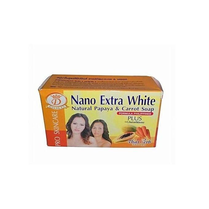 1 (71) Nano Extra White Natural Papaya & Carrot Soap (x1pic) - Image 1