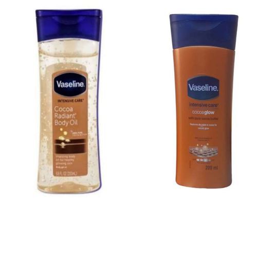 Cocoa Radiant Vaseline Body Oil & Lotion