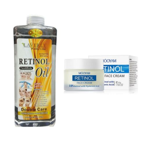 Retinol Oil 1000ml & Face Cream