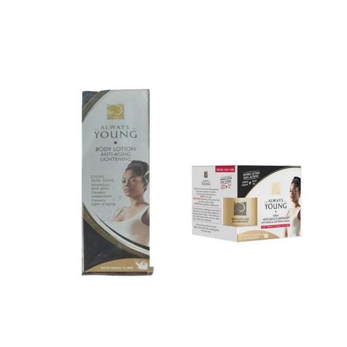 Always Young Face Cream + Anti Aging Body Lotion