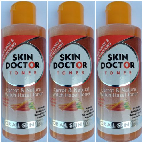 3pcs Whitening & Refreshing Carrot Witch Hazel Toner