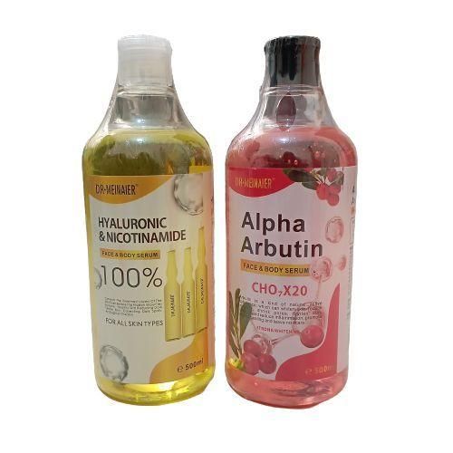 Alpha Arbutin + Hyaluronic Face & Body Serum 500ml
