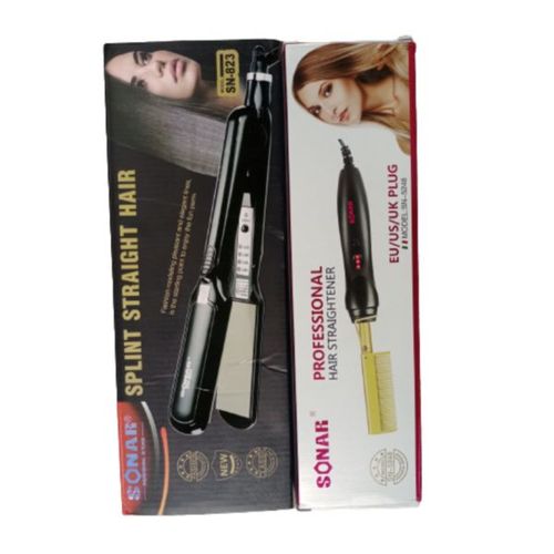 Sonar Professional And Very Durable Hair Straightener And Hot Comb