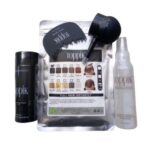 Black Hair Fiber 27.5g ,Refill Pack 50g ,applicator, Optimizer And Spray Gum.