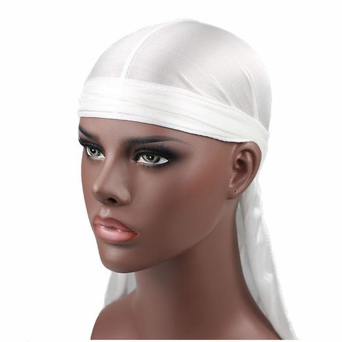 Extra Long Silk Titan Durag LUXURY PIRATE 360 WAVE DOO RAG