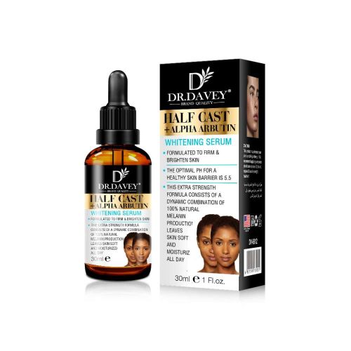 Half Cast + Alpha Arbutin Whitening Serum 30ml
