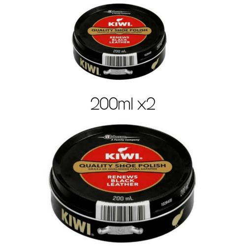 Quality Shoe Polish Black 2pcs