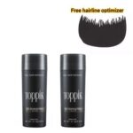 2pcs Black Hair Building Fiber With Free Hairline Optimizer