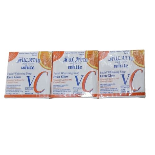 Mulatto Half Cast White Facial VC Soap ×3