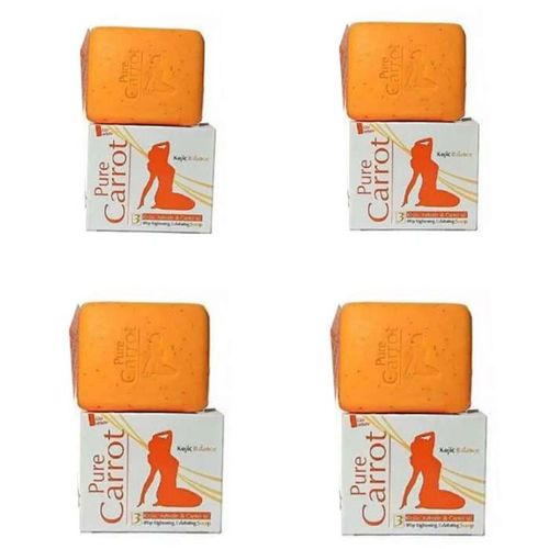 Pure Carrot Kojic Arbutin Soap 4pcs
