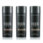Dark Brown Hair Building Fibers 3pcs