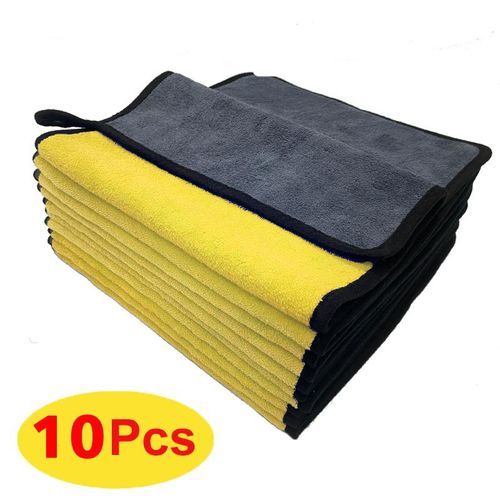Car Exterior And Interior Cleaning Towel 10pcs