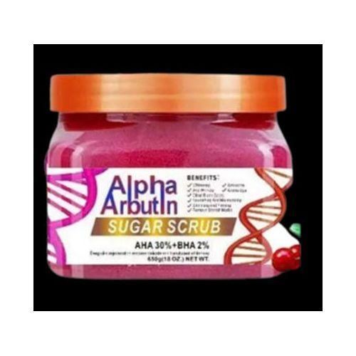 Alpha Arbutin Body Sugar Scrub Containing AHA 30% + 2% BHA For Glowing And Smooth Body