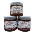 Coffee Sea Salt Bath Whitening Spa Scrub 3pcs