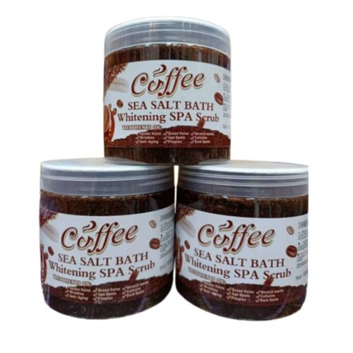Coffee Sea Salt Bath Whitening Spa Scrub 3pcs