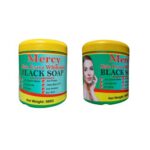 Mercy Skin Extra Whitening Black Soap 500g ×2