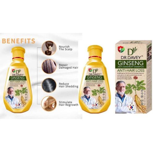 Ginseng Anti Dandruff Shampoo -anti Hair Loss X2