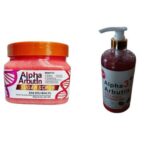 Alpha Arbutin Sugar Scrub & Collagen Shower Gel