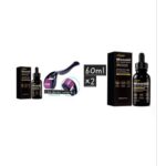 Minoxidil Hair Growth 5% Biotin 60ml ×2 + 1.5m Derma Roller