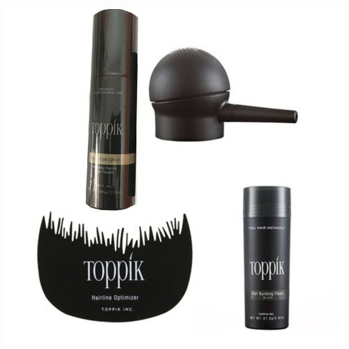 1-215.jpg 27g Hair Building Fiber Black + Hair Fiber Spray Milk Bottle + Hair Line Optimizer + Applicator
