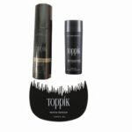 27g Hair Building Fiber Black + Hair Fiber Spray Milk Bottle +applicator