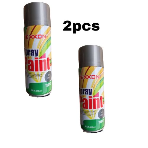 1-359.jpg Xon Spray Paint Grey (450ml) X2pcs