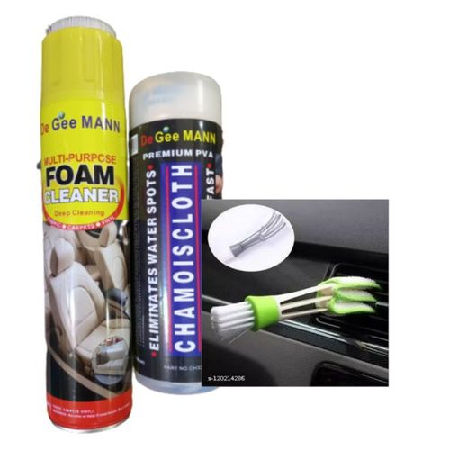 Multi-purpose Foam Cleaner And Chamois Towel/vent