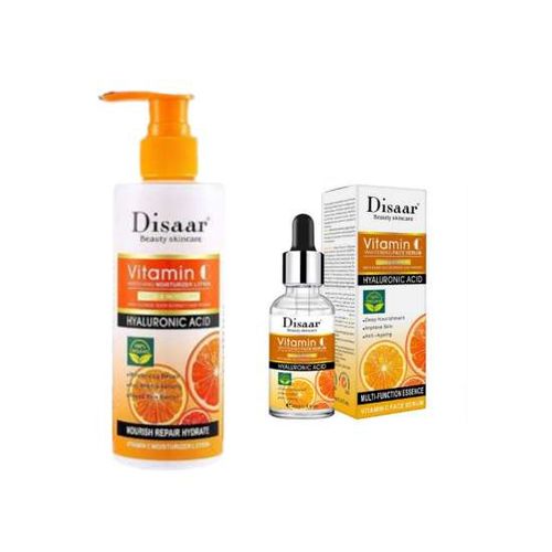 Vitamin C Hyaluronic Acid Lotion + Face Serum