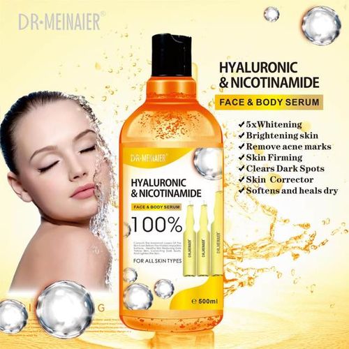 Hyaluronic & Nicotinamide Face&body Serum 500ml