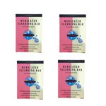 Clear Medicated Cleansing Bar For Dark Spot And Acne Removal - 4 Pieces