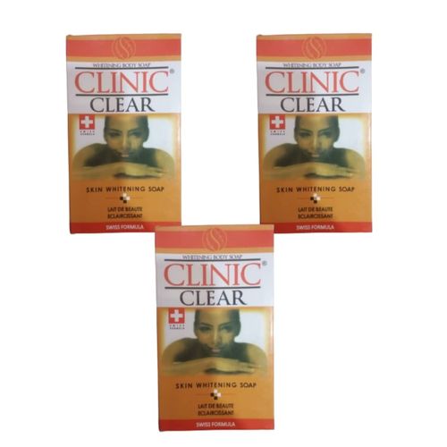 Clinic Clear Skin Perfecting Soap For All Types Of Skin X3pcs