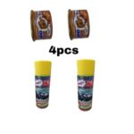 Magic Dashboard Polish And Abro Air Freshener 400ml X4pcs